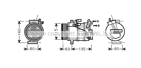 Kompressor, Klimaanlage für NISSAN X-TRAIL (T31)