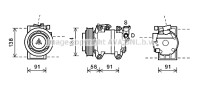 Kompressor, Klimaanlage f&uuml;r NISSAN PATHFINDER III (R51)