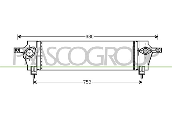 Ladeluftkühler für NISSAN QASHQAI / QASHQAI +2 I (J10, NJ10, JJ10E)