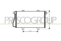 Kondensator, Klimaanlage vorne für RENAULT MASTER II...