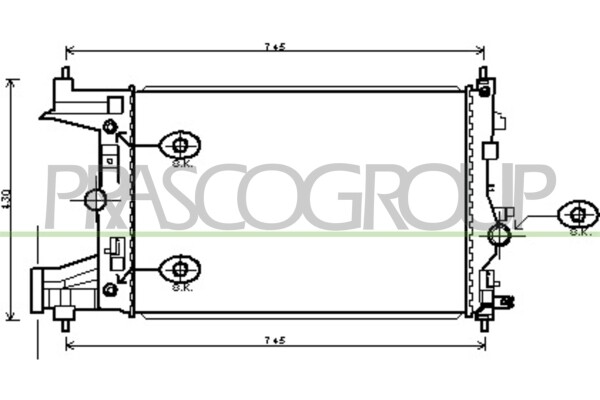 Kühler, Motorkühlung für OPEL ASTRA J Caravan (P10)