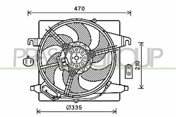 Lüfter, Motorkühlung für FORD KA (RB_)