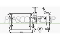 Kühler, Motorkühlung für FIAT 500 (312_)