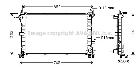 Kühler, Motorkühlung für FORD FOCUS (DAW, DBW)