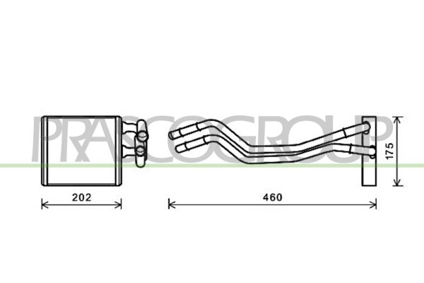 Wärmetauscher, Innenraumheizung für FORD FIESTA VI (CB1, CCN)