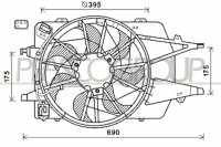 Lüfter, Motorkühlung für FORD FOCUS I...