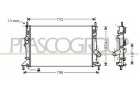 Kühler, Motorkühlung für VOLVO C30 (533)
