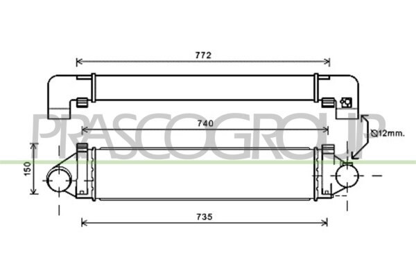 Ladeluftkühler für LAND ROVER FREELANDER 2 (L359)