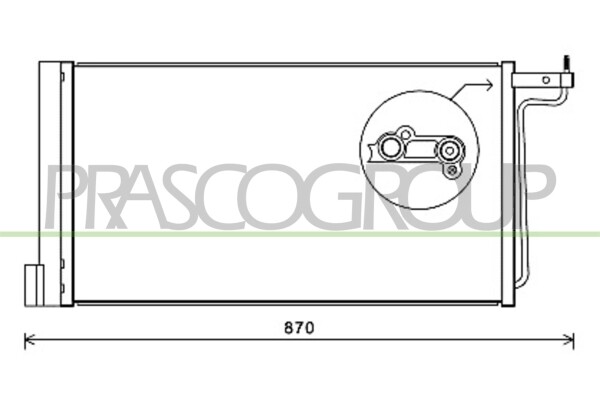 Kondensator, Klimaanlage für FORD C-MAX II (DXA/CB7, DXA/CEU)