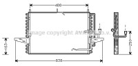 Kondensator, Klimaanlage f&uuml;r FORD SIERRA (GBG, GB4)