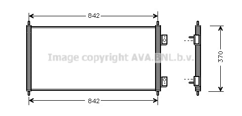 Kondensator, Klimaanlage für FORD TRANSIT Bus (FD_ _, FB_ _, FS_ _, FZ_ _, FC_ _)