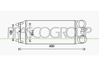 Ladeluftk&uuml;hler f&uuml;r FORD FIESTA VI Van