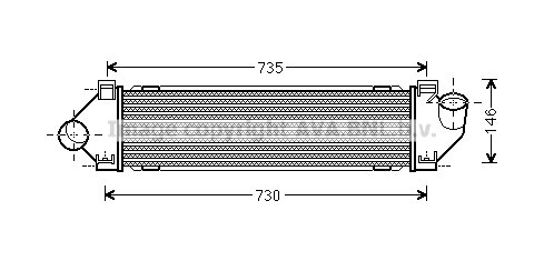 Ladeluftkühler für FORD MONDEO IV Turnier (BA7)