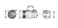 Kompressor, Klimaanlage für VW SHARAN (7M8, 7M9, 7M6)