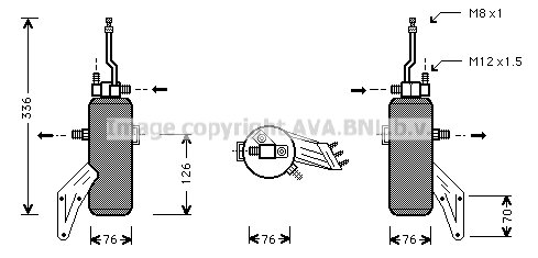 Trockner, Klimaanlage für FORD ESCORT V (AAL, ABL)