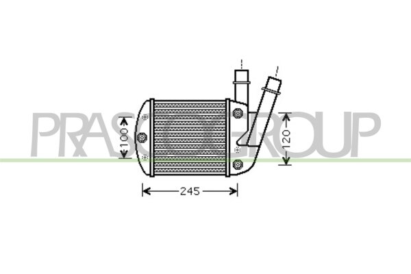 Ladeluftkühler für FIAT PANDA (169_)