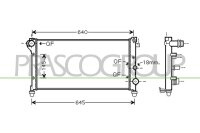 Kühler, Motorkühlung für FIAT PANDA (169_)