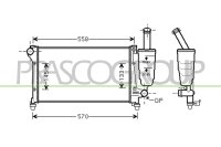 Kühler, Motorkühlung für FIAT PANDA (169_)