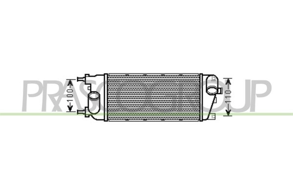 Ladeluftkühler für FIAT PANDA (312_, 319_)