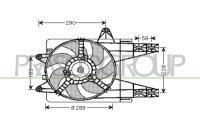 Lüfter, Motorkühlung für FIAT PUNTO (176_)