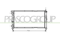 Kühler, Motorkühlung für FIAT PUNTO (176_)