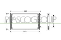Kondensator, Klimaanlage für FIAT PUNTO (188_)