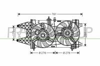 Lüfter, Motorkühlung für FIAT PUNTO (188_)