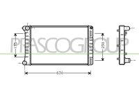 Kühler, Motorkühlung für FIAT PUNTO (188_)