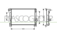 Kühler, Motorkühlung für FIAT IDEA (350_)