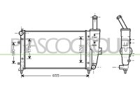 Kühler, Motorkühlung für FIAT PUNTO (188_)