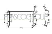 Kühler, Motorkühlung für FIAT PUNTO (188_)