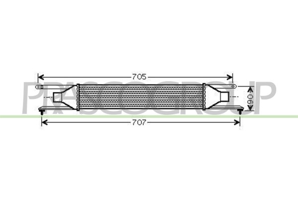 Ladeluftkühler für FIAT GRANDE PUNTO (199_)