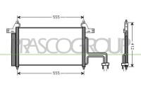 Kondensator, Klimaanlage f&uuml;r FIAT STILO (192_)