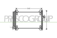 Kondensator, Klimaanlage f&uuml;r FIAT MULTIPLA (186_)
