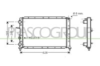 Kühler, Motorkühlung für FIAT FIORINO...