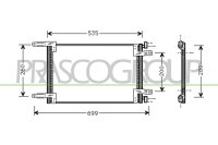 Kondensator, Klimaanlage für FIAT DOBLO...