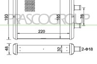 W&auml;rmetauscher, Innenraumheizung f&uuml;r IVECO DAILY IV Pritsche/Fahrgestell