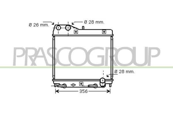 Kühler, Motorkühlung für HONDA JAZZ II (GD_, GE3, GE2)