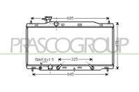 Kühler, Motorkühlung für HONDA CR-V III (RE_)