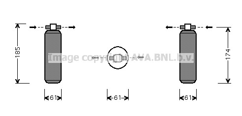 Trockner, Klimaanlage für HONDA ACCORD V Coupe (CD)