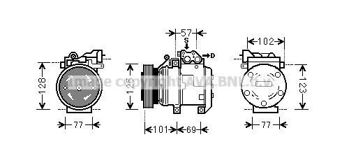 Kompressor, Klimaanlage für HYUNDAI TUCSON (JM)