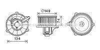 Elektromotor, Innenraumgebläse hinten für KIA...