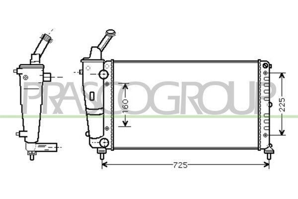 Kühler, Motorkühlung für LANCIA Y (840_)