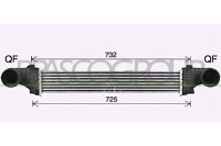 Ladeluftkühler für MERCEDES-BENZ E-CLASS...