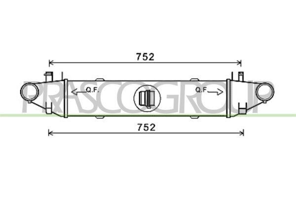 Ladeluftkühler für MERCEDES-BENZ C-CLASS Coupe (C204)