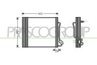 Kondensator, Klimaanlage für SMART CITY-COUPE (450)