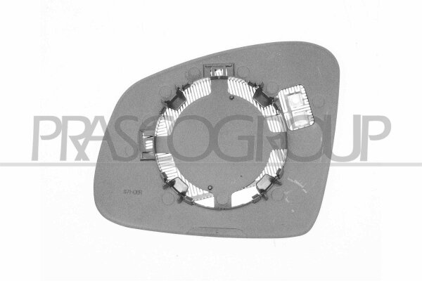 Spiegelglas, Außenspiegel rechts für SMART FORTWO Coupe (453)