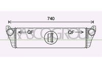 Ladeluftk&uuml;hler f&uuml;r MERCEDES-BENZ VITO / MIXTO Kasten (W639)