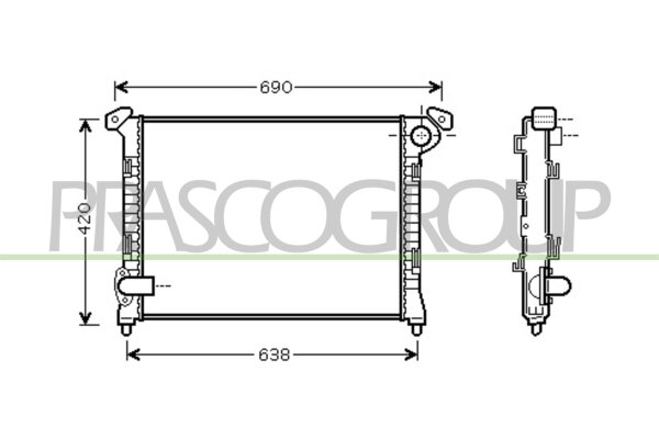 Kühler, Motorkühlung für MINI MINI (R50, R53)