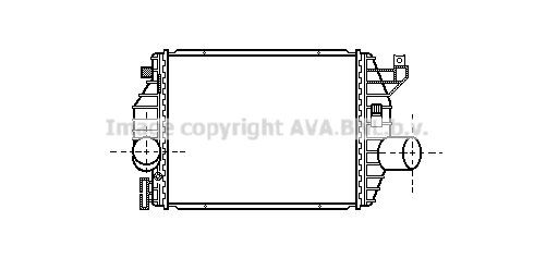 Ladeluftkühler für MERCEDES-BENZ VITO Bus (638)